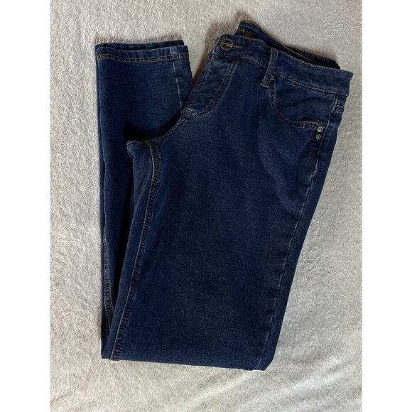 Common Genes Jeggings Womens Size 10 Dark Wash Mid Rise Strech Denim Jea… - Picture 2 of 7